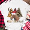 Horse Santa Hat Ugly Christmas Sweater - Merry Christmas