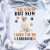 Labrador Graphic T-shirt - I tried to retire but now i work for labrador