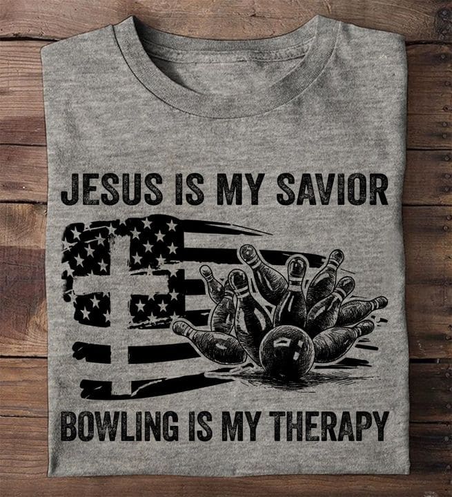 America Bowling - Jesus is my savior bowling is my therapy