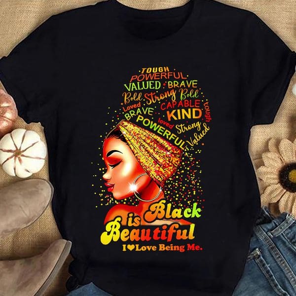 Beautiful Black Girl - Touch powerful valued brave strong black is beautiful i love being me