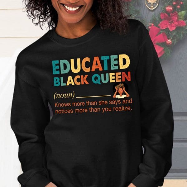 Educated Black Queen - Knows more than she says and notices more than you realize