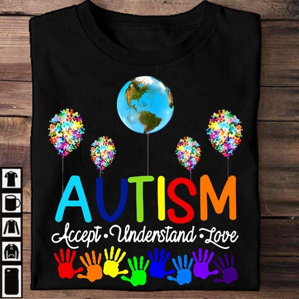 Autism Balloons - Autism accept understand love