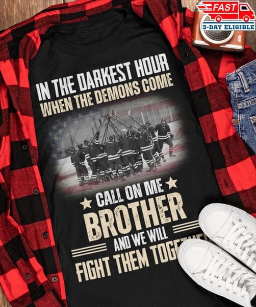 Ice Hockey Player - In the darkest hour when the demons come call on me brother and we will fight them together