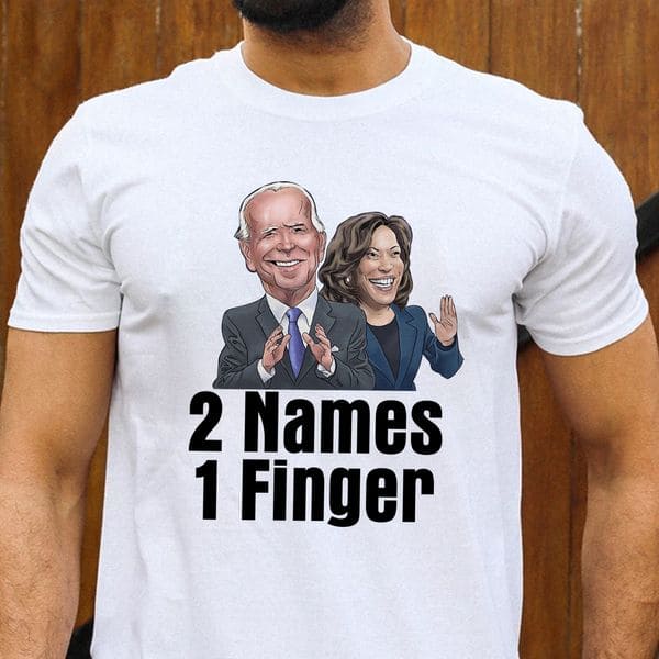 Biden Harris Meme - Biden Harris 2 names 1 finger