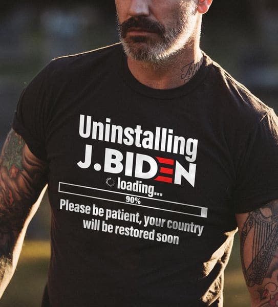Uninstalling J.Biden Please be patient your country will be restored soon