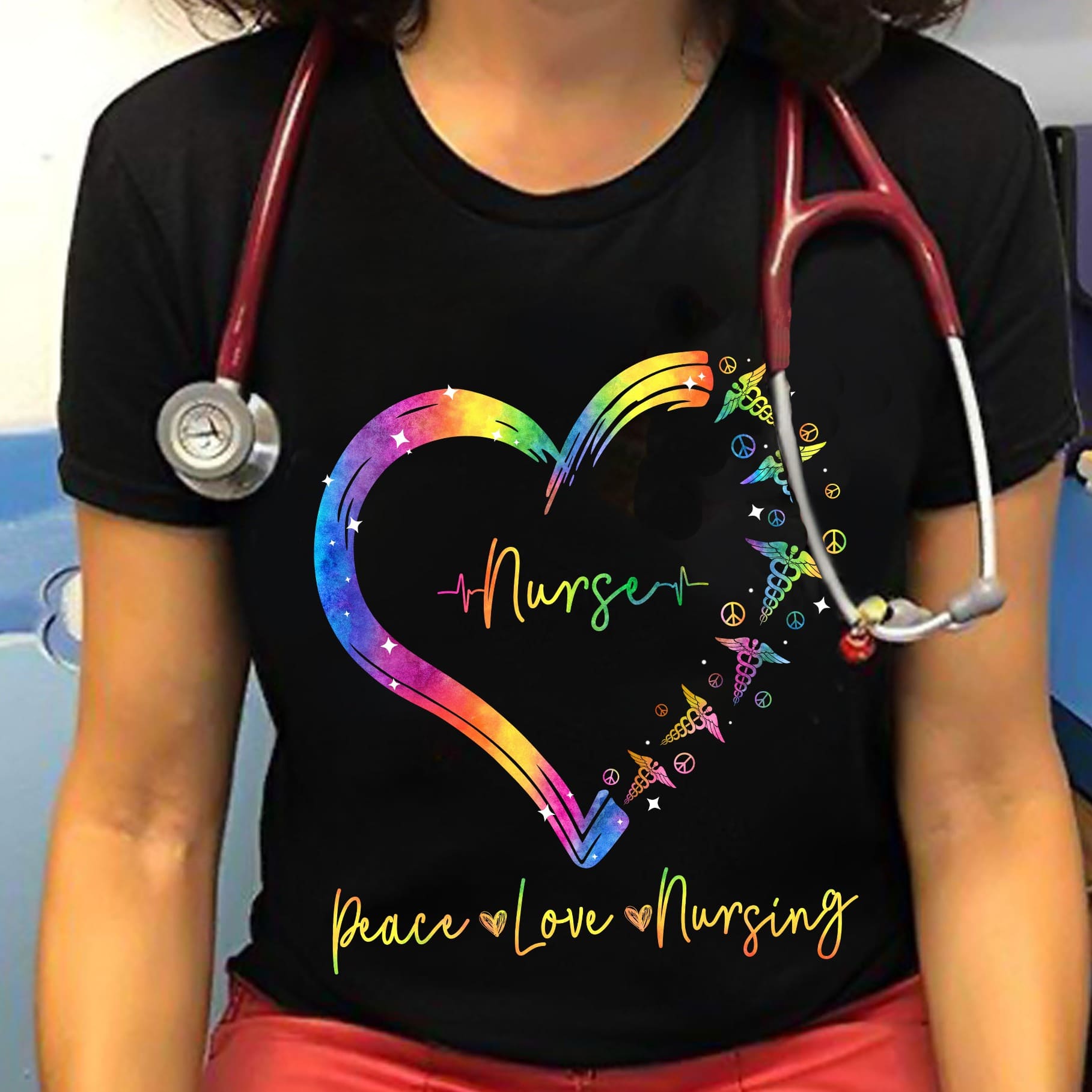 Love Nurse Medical Instruments - Nurse peace love nursing