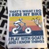 Cycling Goats - That's what i do i ride my bike i play with goats and i know things