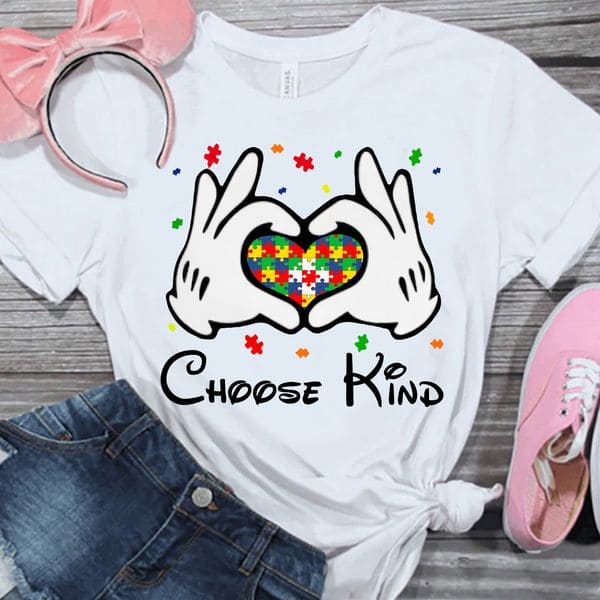 Autism Heart Love Autism - Choose kind