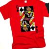 Queen of Spades Tshirt Blackjack Cards Poker