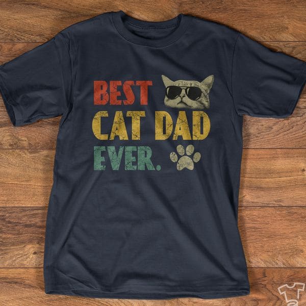 Funny Cat - Best cat dad ever