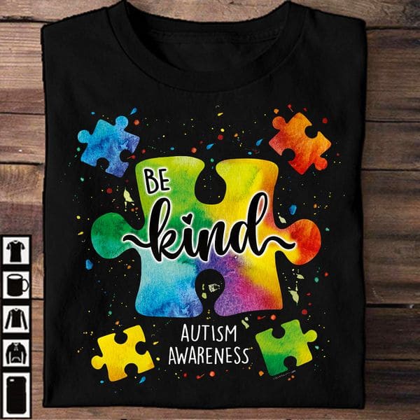Autism Puzzle - Be kind autism awareness