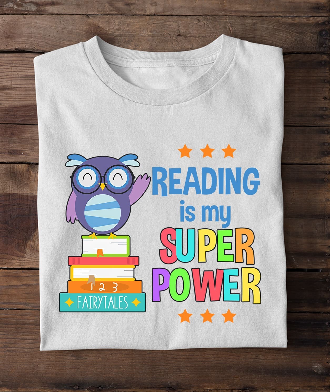 Funny Owl Book - Reading is my super power