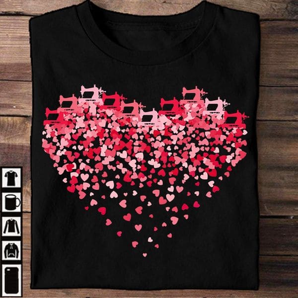 Sewing Machine Heart Valentine Day Gift