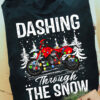 Motorbike Christmas Lights - Dashing through the snow
