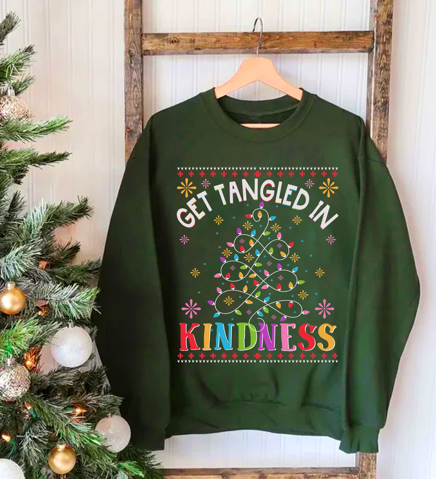 Christmas Lights Tree - Get tangled in kindness