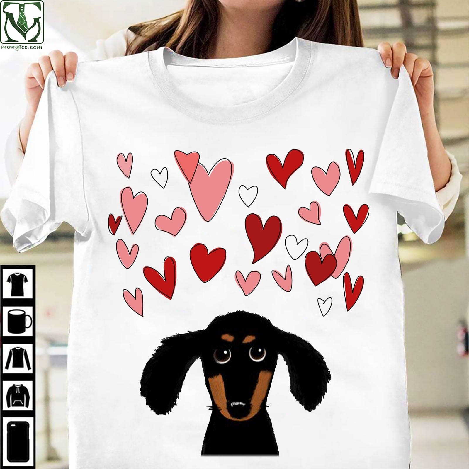 Valentine's Day Heart Dachshund Dog Lover Gifts