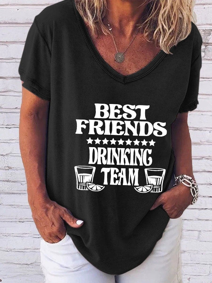 Best friends drinking team