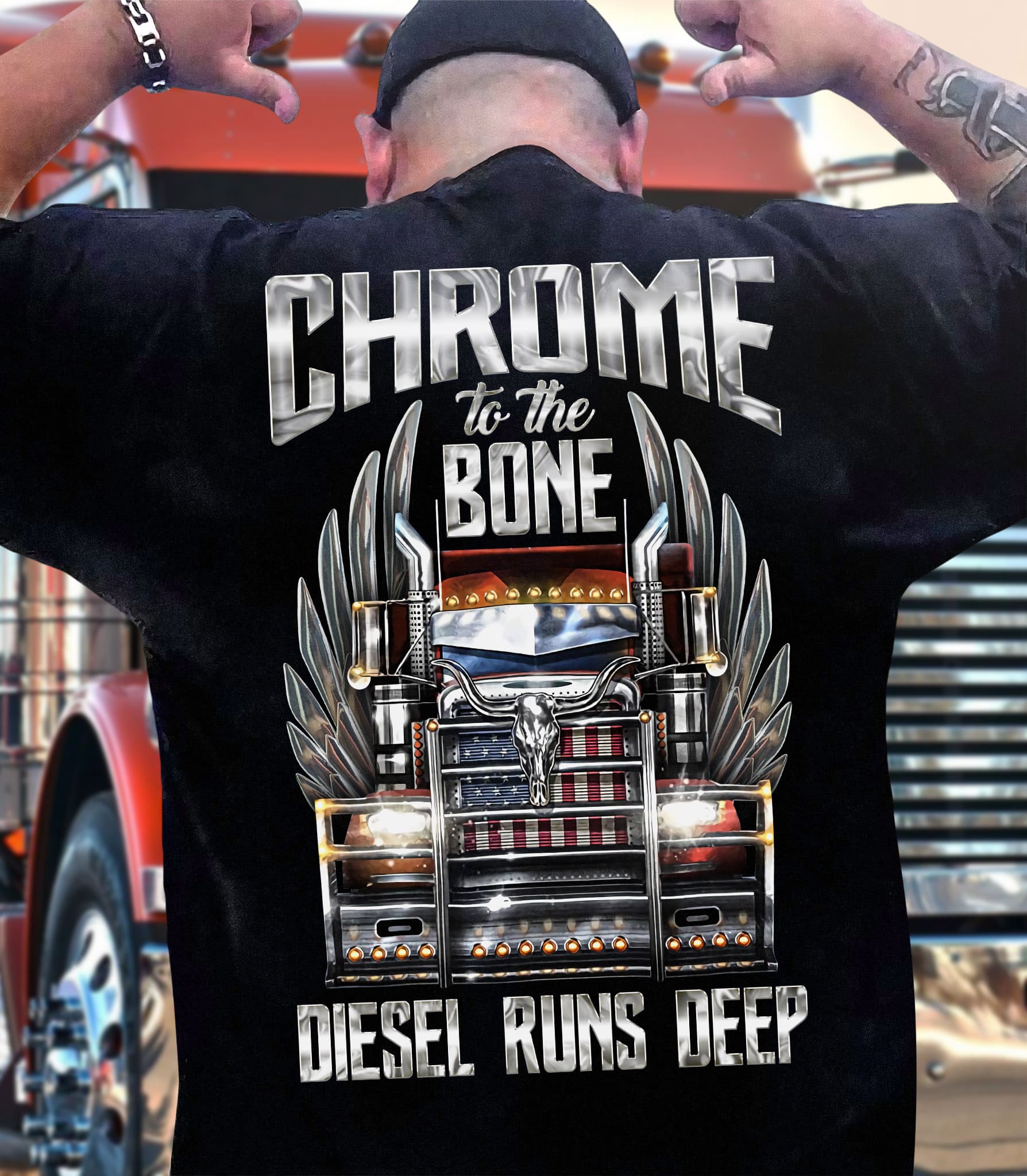 America Beautiful Truck - Chrome to the bone diesel runs deep