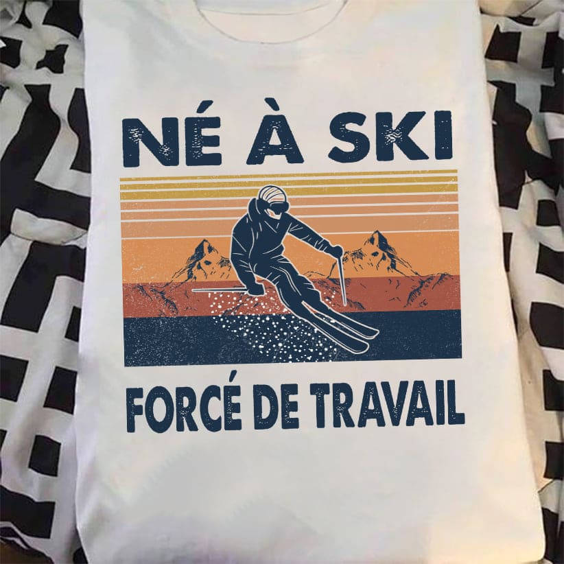 Skiing Man - Né à ski force de travail