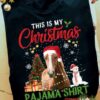 Horse Santa Hat Snowman Christmas - This is my christmas pajama shirt