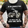 Je ne ronfle pas je reve que je suis une moto - Motorcycles Graphic T-shirt