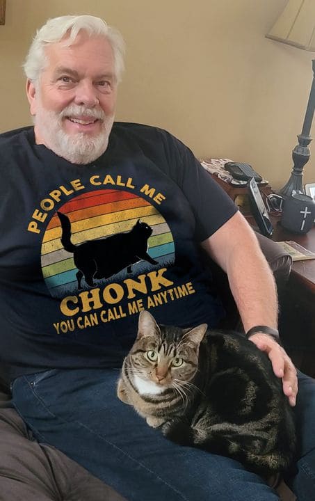 Fat Black Cat - People call me chonk you can call me anytime