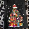 Guitar Collection Santa Hat Christmas Tree Gift For Guitarist