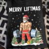 Santa Claus Weightlifting Merry Christmas - Merry Liftmas