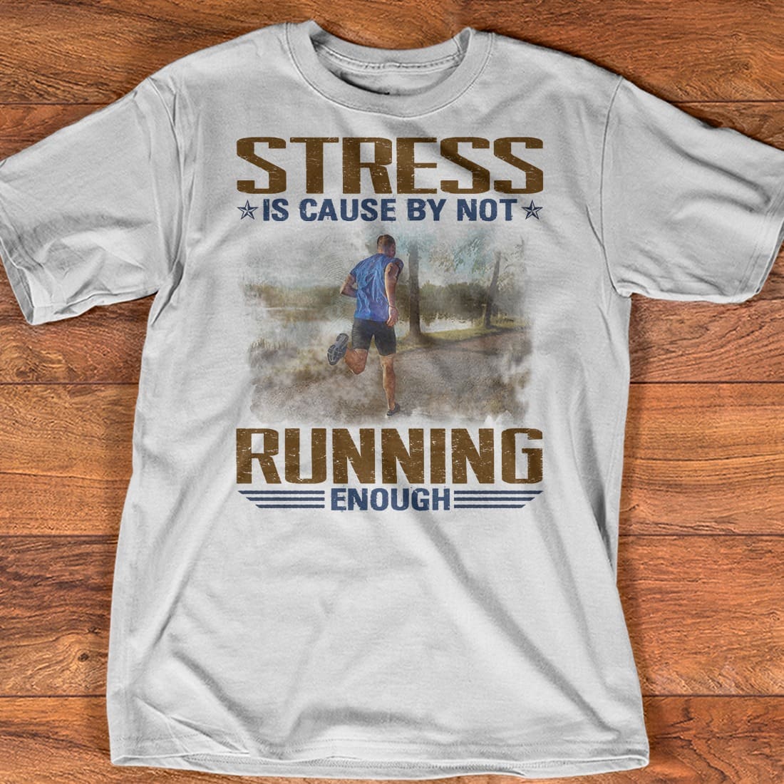 Running Man - Stress is cause by not running enough