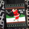 Funny Santa Claus Golf Ugly Sweater - Ho ho ho hole in one