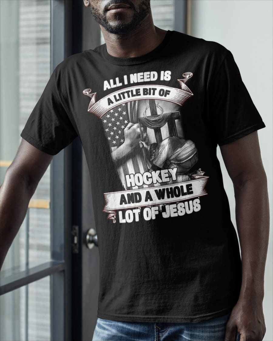 America Hockey Jesus - All i need is a little bit of hockey and a whole lot of Jesus
