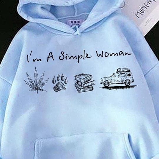 Weed Bear Book Camping - I'm a simple woman