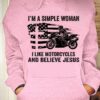 America Motorcycles Jesus - I'm a simple woman i like motorcycles and believe jesus