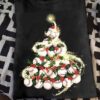 Baseball Christmas tree - Gift for baseball player, Merry Christmas T-shirt