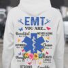 EMT T-shirt - Emergency medical technician, You are beautiful, victorious and chose