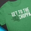 Get to the choppa - Helicopter graphic T-shirt, gift for pilot