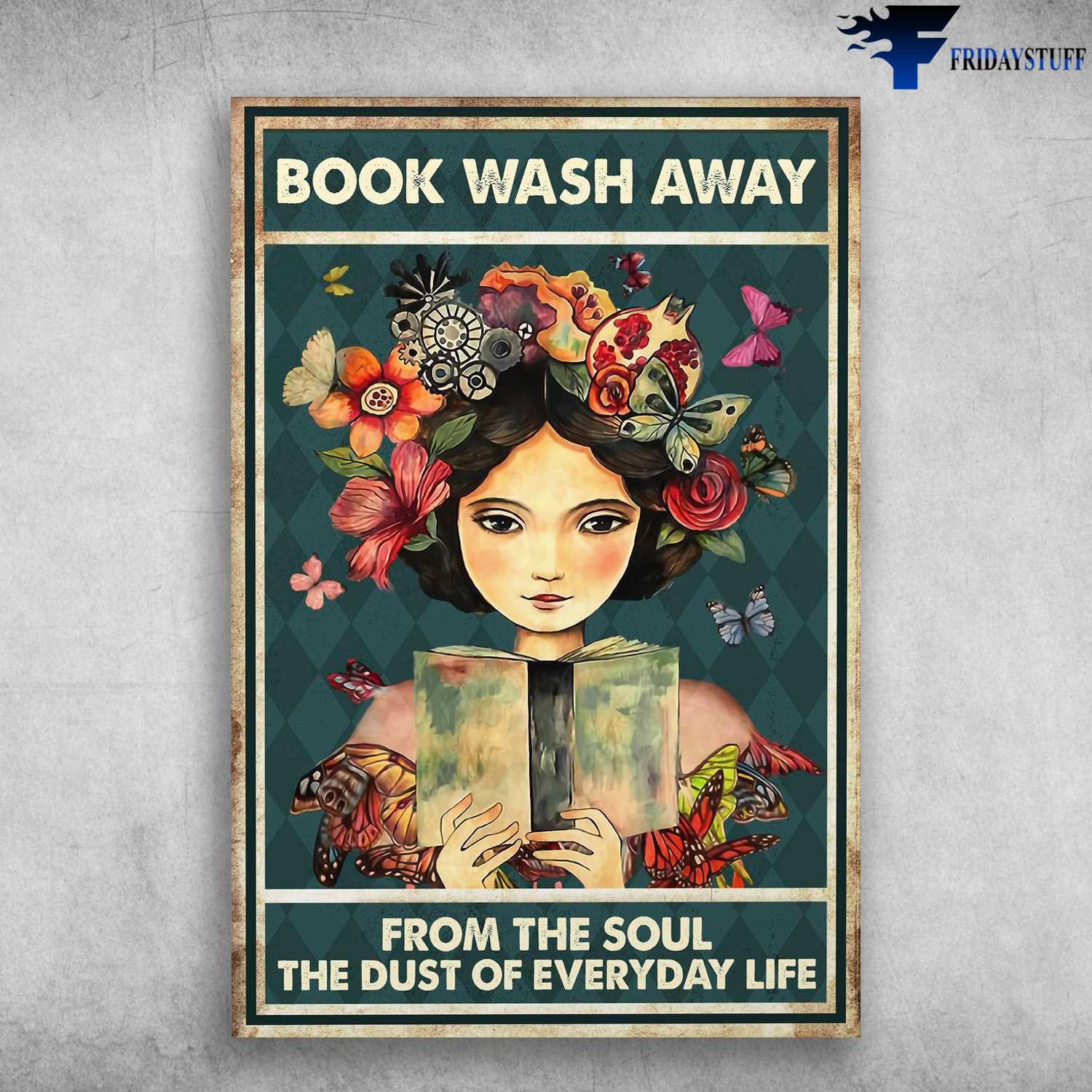 Gift For Reader, Book Lover, Book Wash Away, From The Soul, The Dust Of Everyday Life