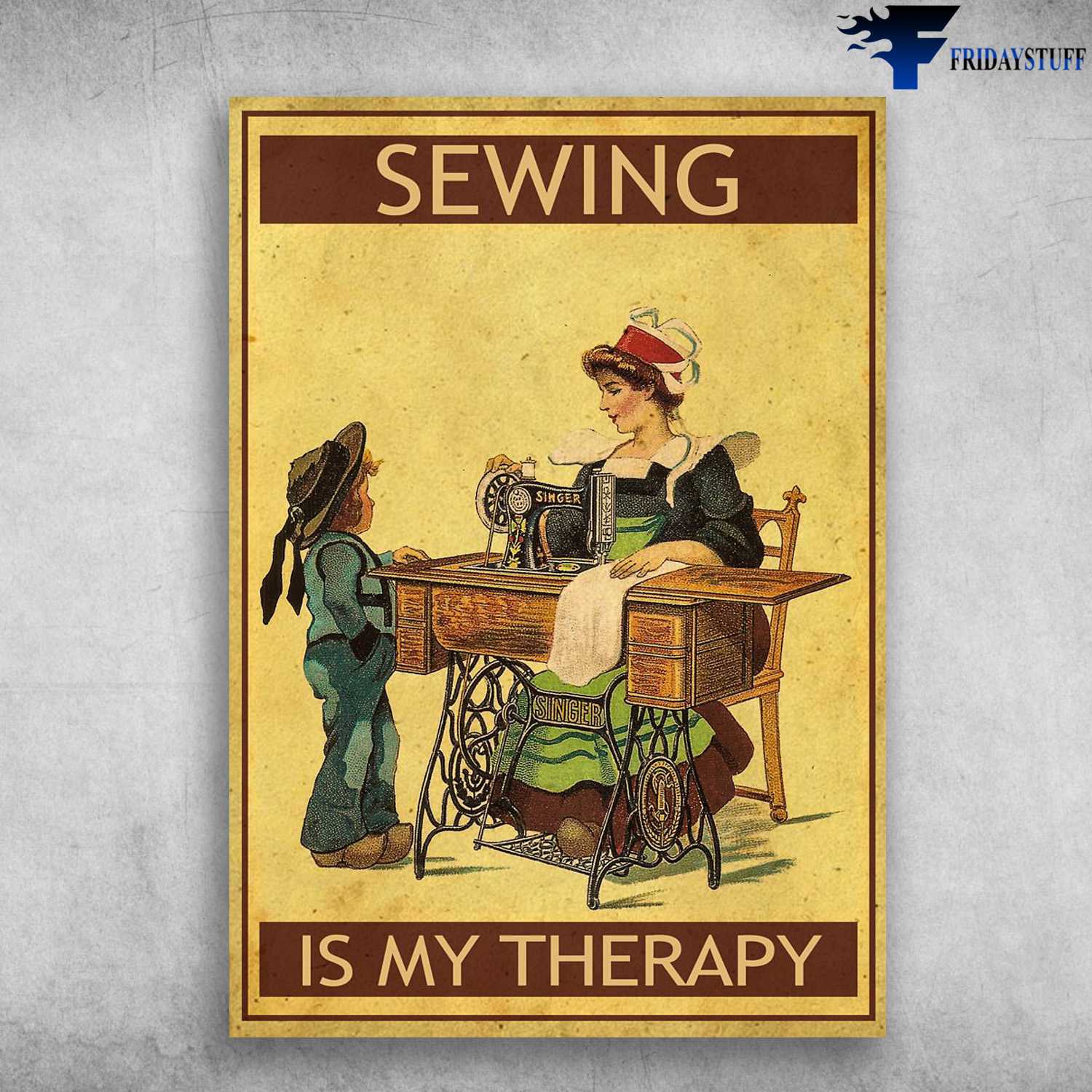 Gift For Tailor, Sewing Lover, Sewing Is My Therapy