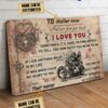 Gift From Lover, Biker Poster, Never Forget That, I Love You, Sometimes It's Hard To Find Words, To Tell You How Much You Mean To Me, If I Did Anything Right, In My Life