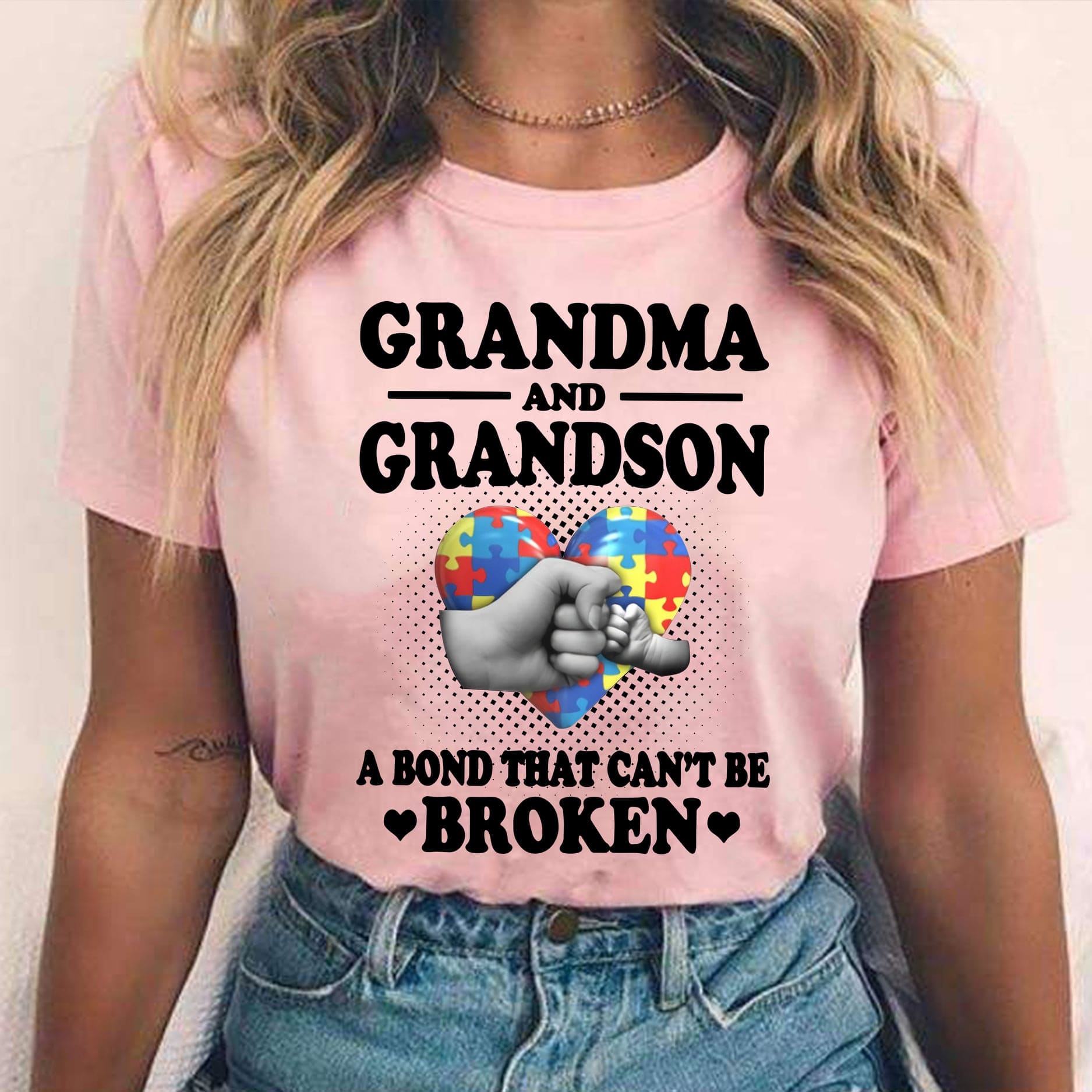Grandma and grandson, bond that can't be broken, Autism awareness, autism family