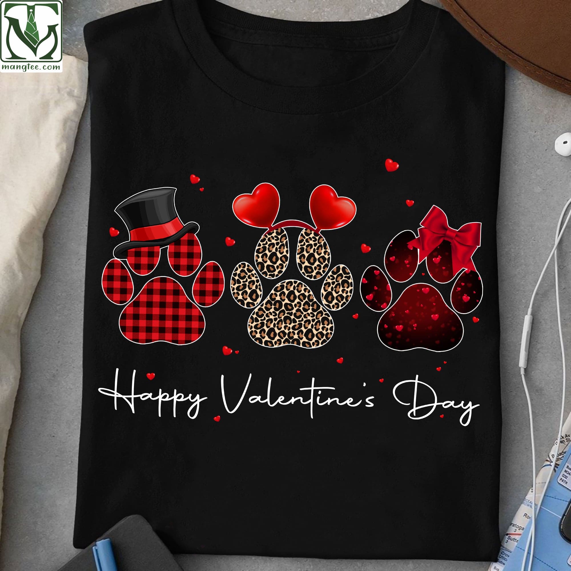 Happy valentine's day - Valentine with dogs, Gift for couple