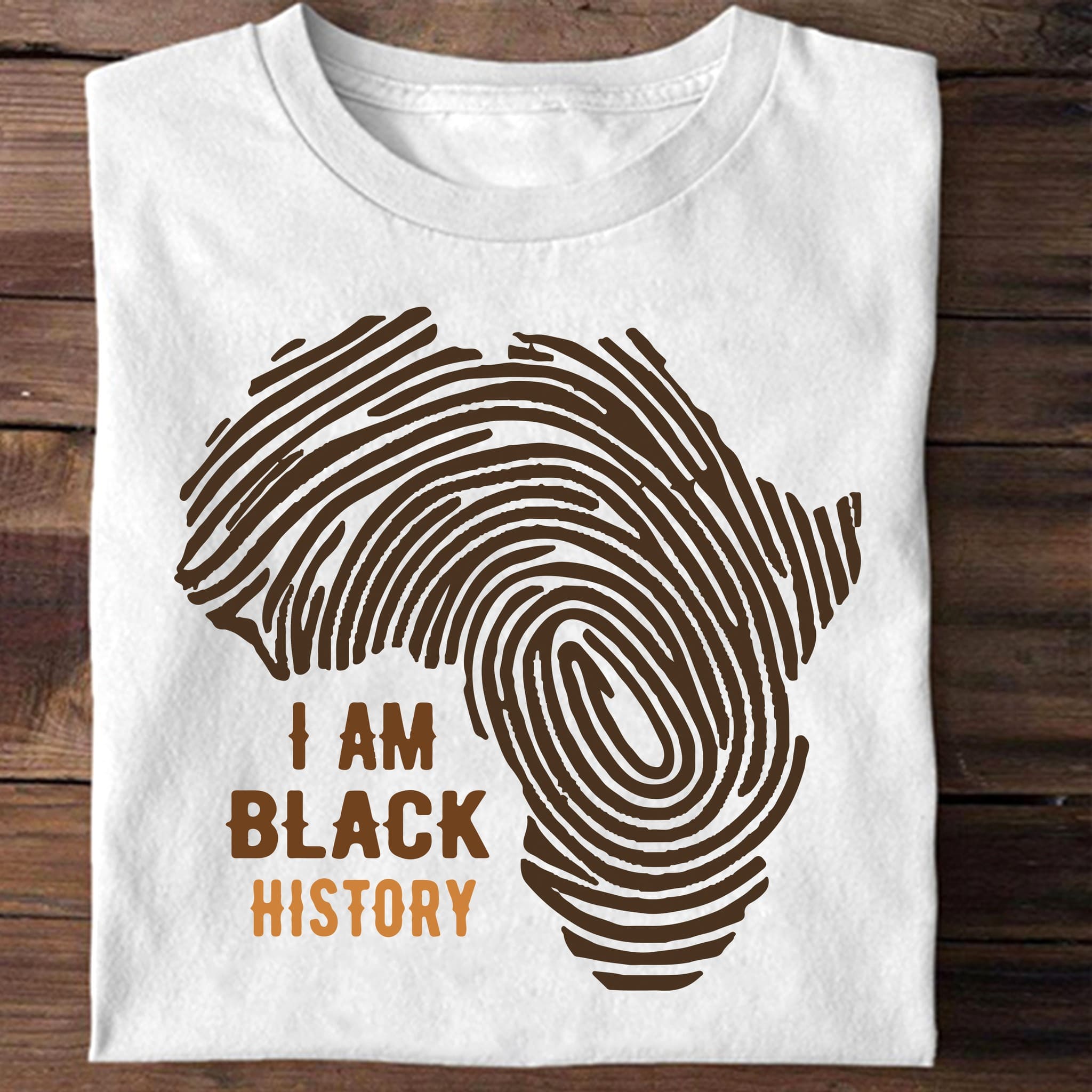 I am black history - Finger prints T-shirt, gift for black community