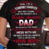 I'm a stubborn daughter - Freakin awesome dad, Father and daughter, T-shirt for family