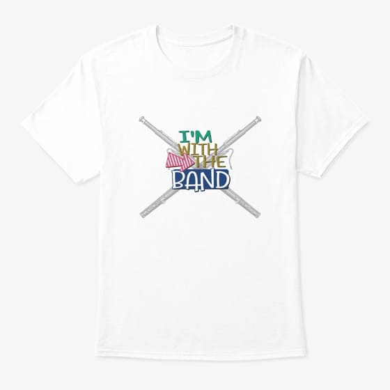 I'm with the band - Gift for music lover, musician T-shirt