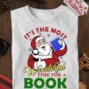 It's the most wonderful time for a book - Christmas time for book, gift for bookaholic