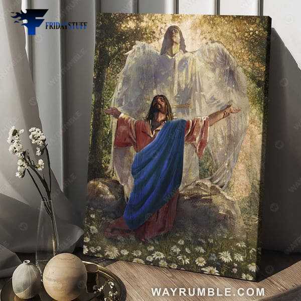 Jesus Decor, Angel Wings, God Poster