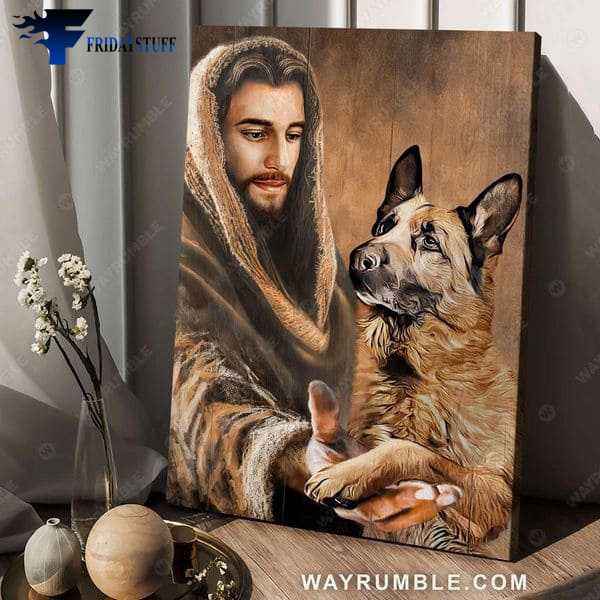 Jesus Poster, God And Dog, Dog Lover