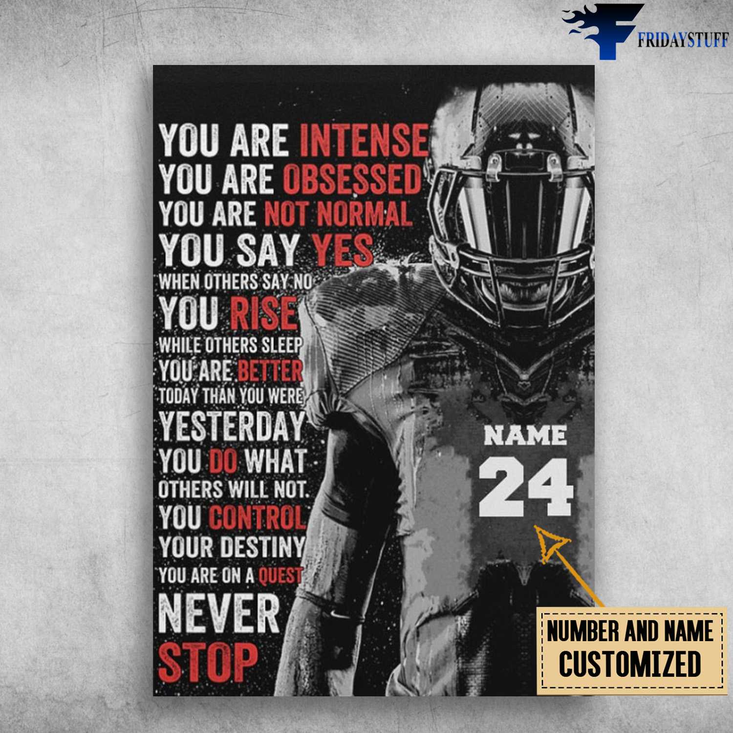 Lacrosse Poster, Lacrosse Decor, You Are Intense, You Are Obsessed, You Are Normal, You Say Yes When Other Say No