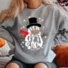 Let it snow - Christmas snowman T-shirt, merry christmas gift