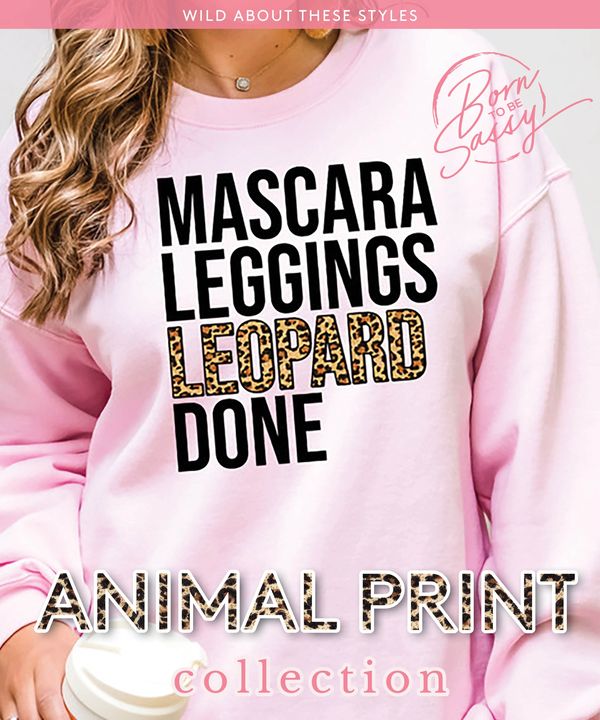 Mascara leggings leopard done - Funny gift for girls, Trendy women sweatshirt